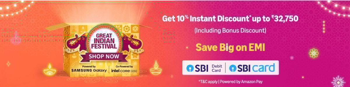 Bank Offers in the Amazon Diwali Sale (Great Indian Festival)