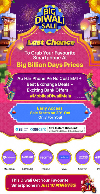 Mobile Deals on Flipkart Big Diwali Sale 2024
