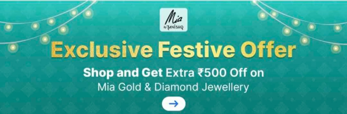 Mia by Tanishq ₹500 Discount Offer