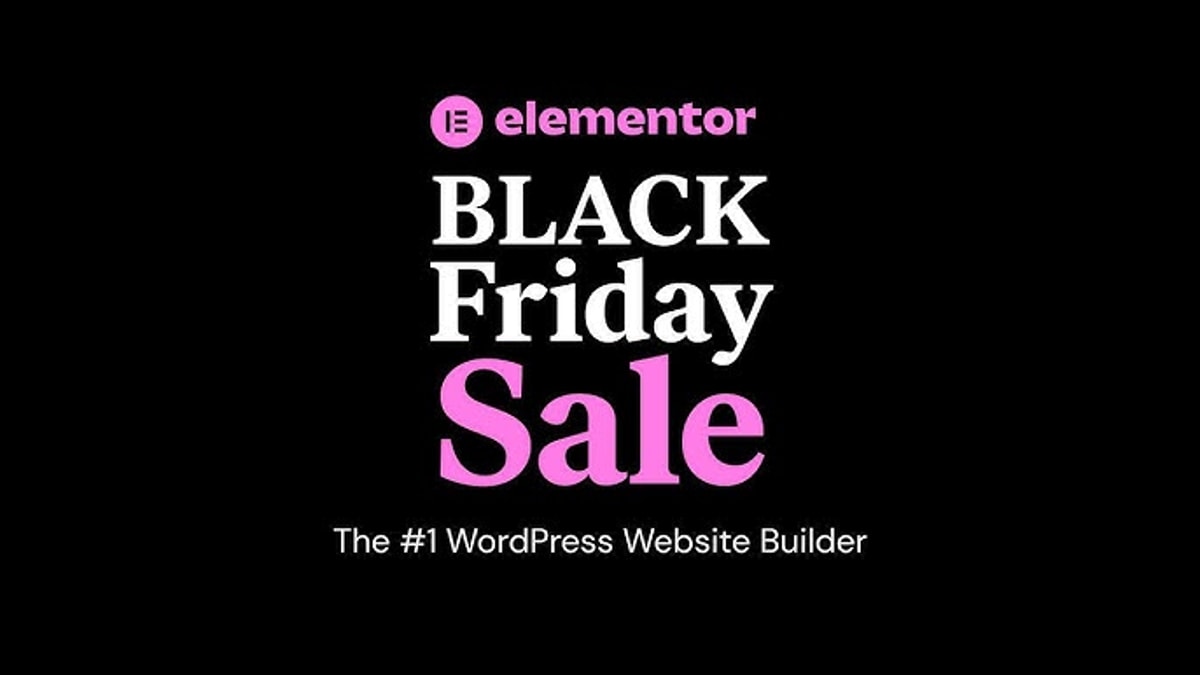 Elementor Black Friday 2024 Offer, Discount Coupons, Freebies & more
