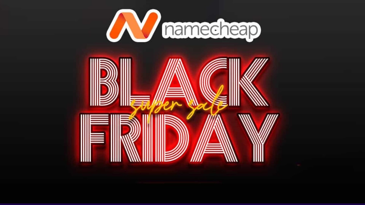 Namecheap Black Friday Sale