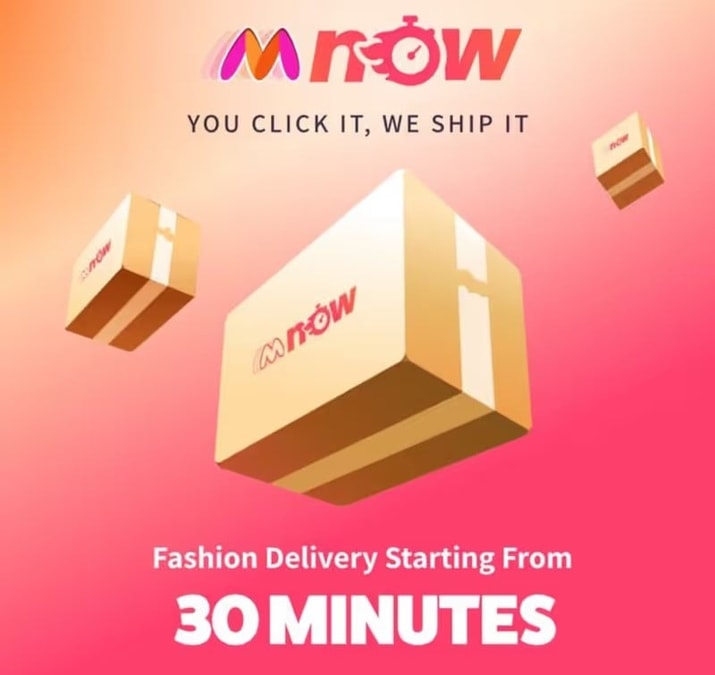 Myntra's M-Now 30 mins Delivery