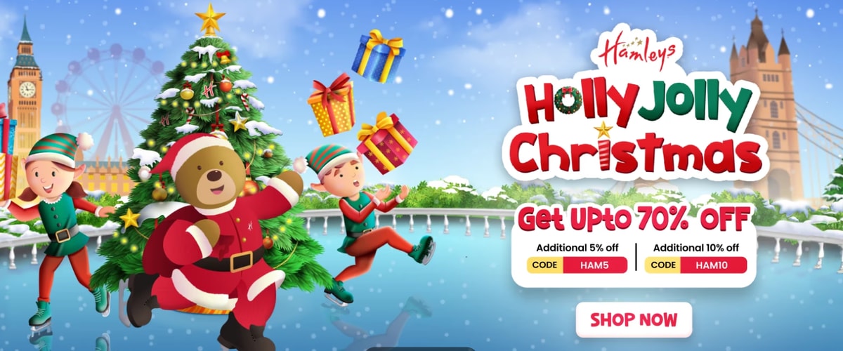 Hamleys Christmas Sale in India: Discounts on Toys {Live}