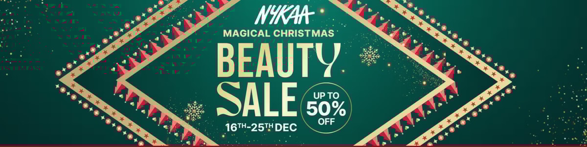 Nykaa Magical Christmas Beauty Sale 2024: Up to 70% OFF + Extra 20% OFF + Freebies {Live}