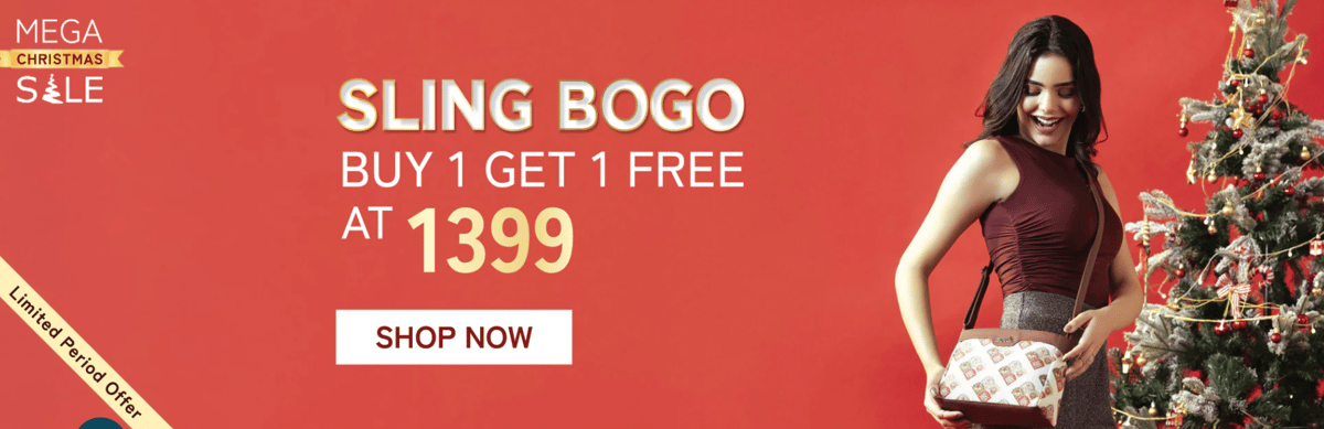 Zouk Christmas Offer: Buy 1 Get 1 Sling Bag {Live}