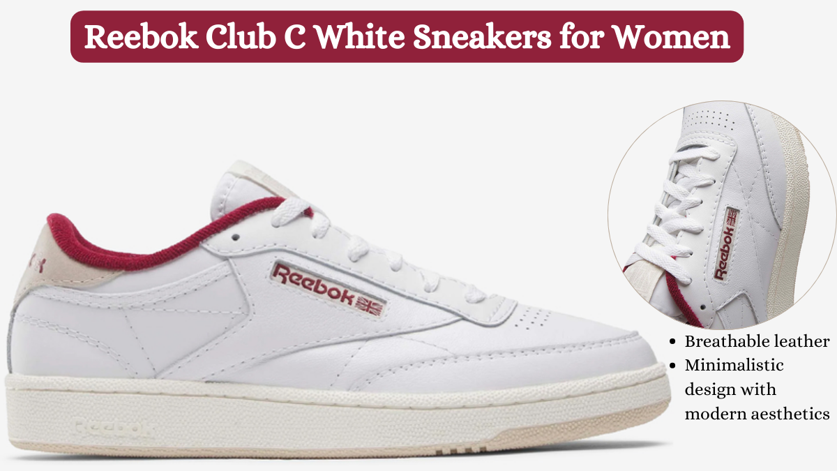Reebok Club C White Sneakers for Women