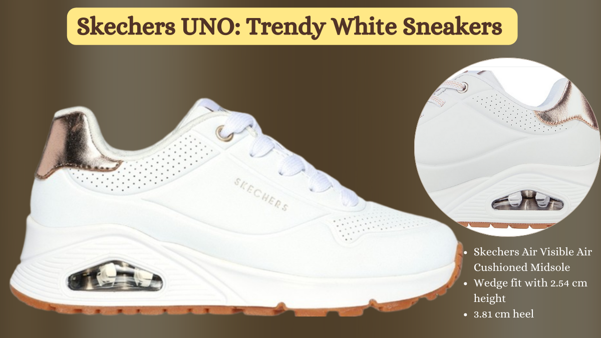 Skechers UNO: Trendy White Sneakers for Women in 2025