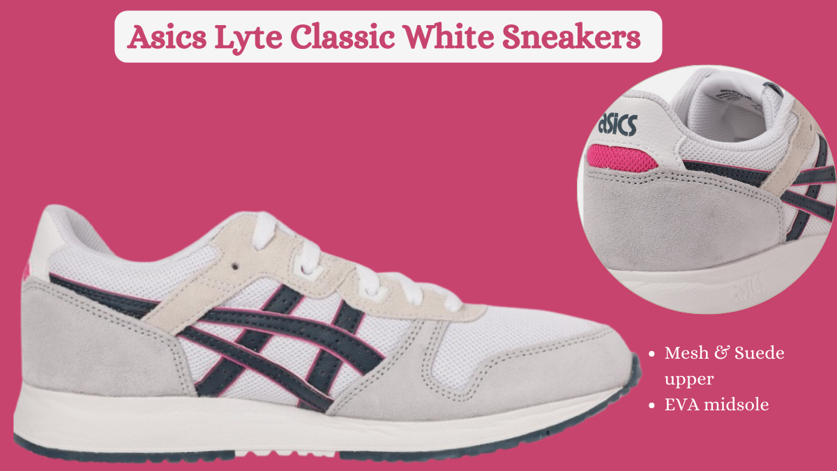 Asics Lyte Classic: Casual White Sneakers for Women