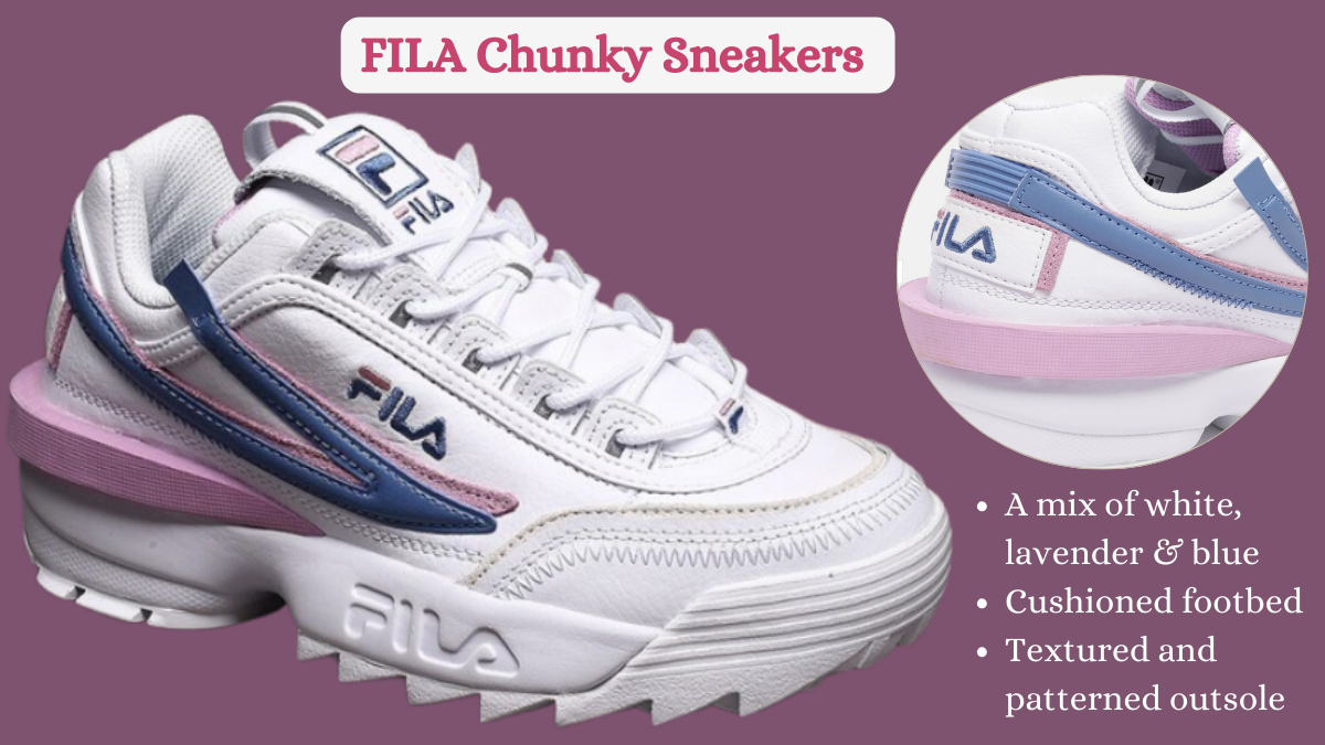 Fila Disruptor: Best White Sneakers for Women as Party & Casual Wear