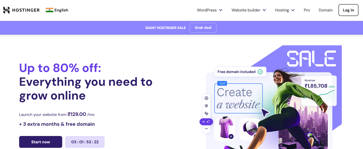 Hostinger Web Hosting: Best Shared Web Hosting Company in India
