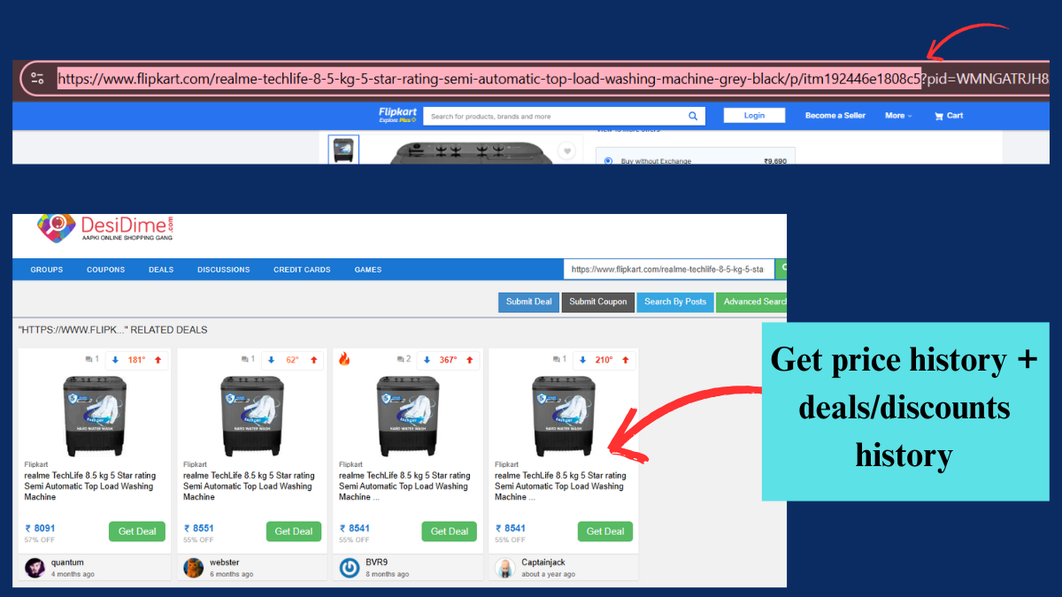 Flipkart Price Comparison Hack: Check latest deals, price drops, past price history