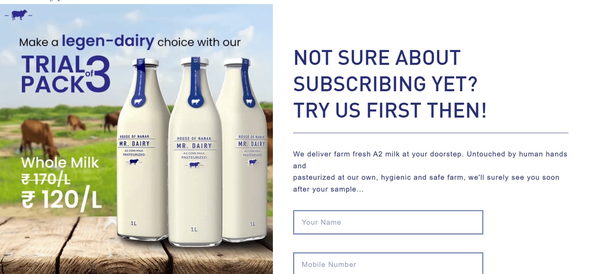 Farm Fresh A2 Milk (Delhi-NCR)