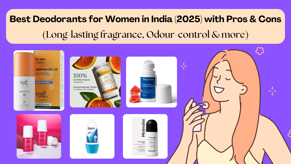 Top8BestDeodorantsforWomeninIndia2025Long-lastingmore