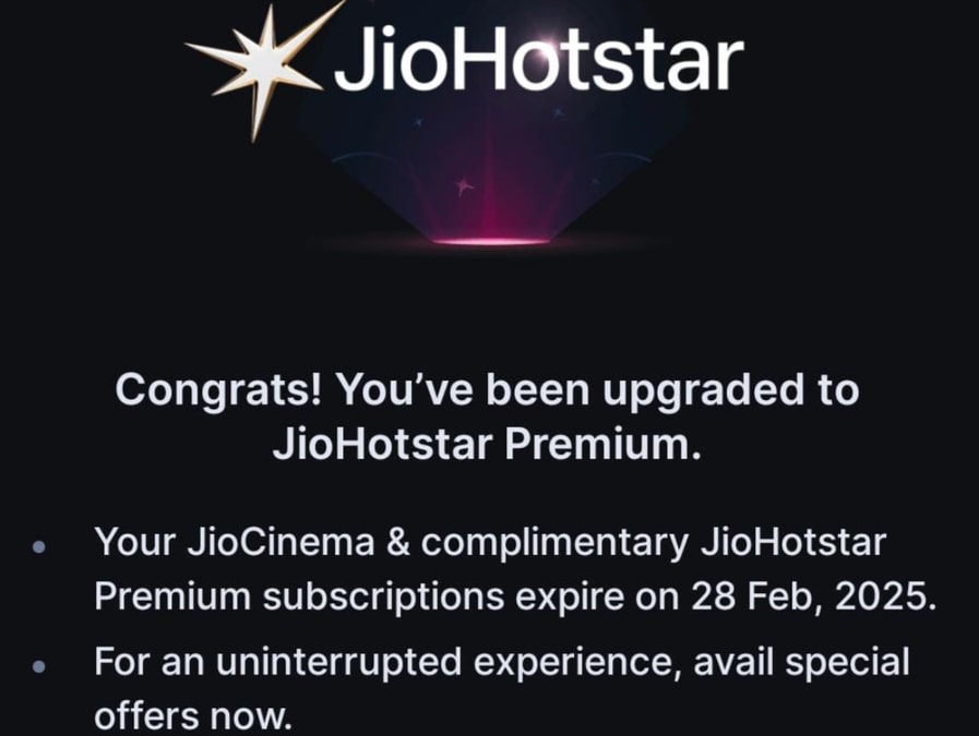 Get JioHotstar Premium Free for 15 Days: Launch Offer for JioCinema users