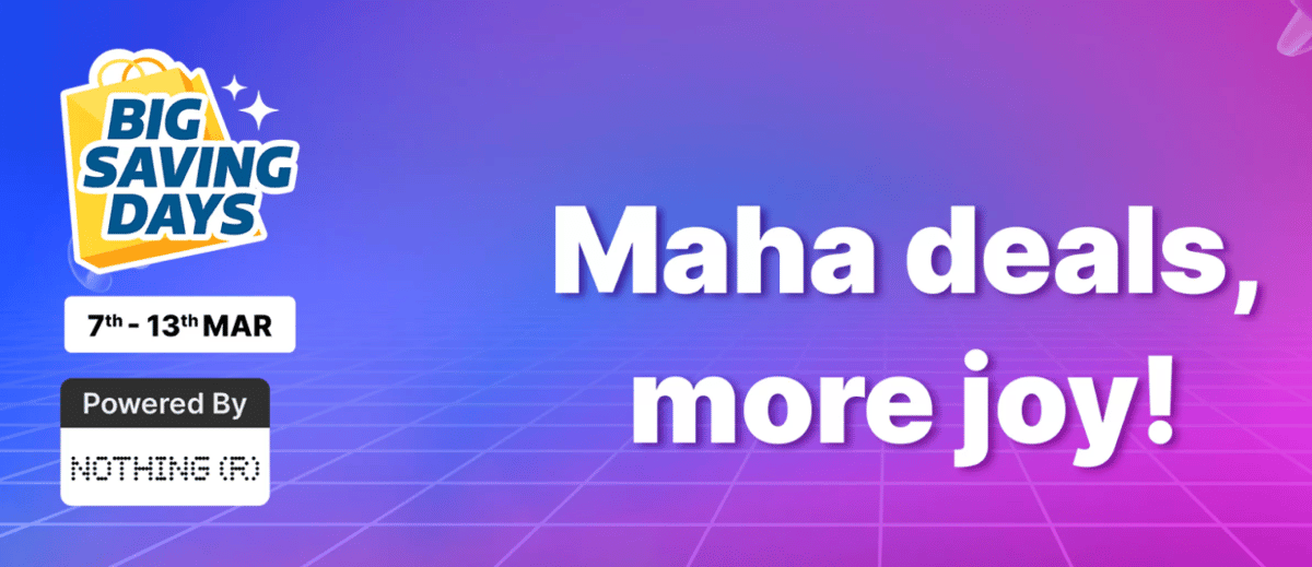 Flipkart Big Saving Days Holi Sale 2025