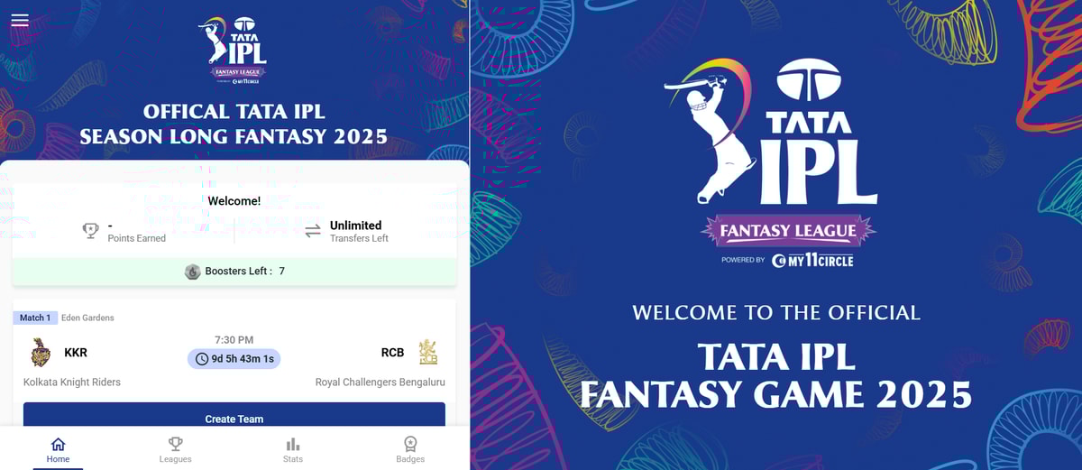 IPL 2025 official Fantasy League (powered by My11Circle)