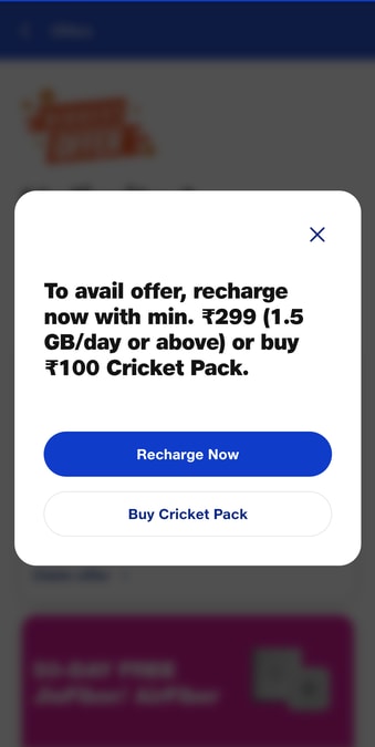 Free 3 Months Hotstar Super & Unlimited 5G Data offer for IPL 2025 on my Jio number.
