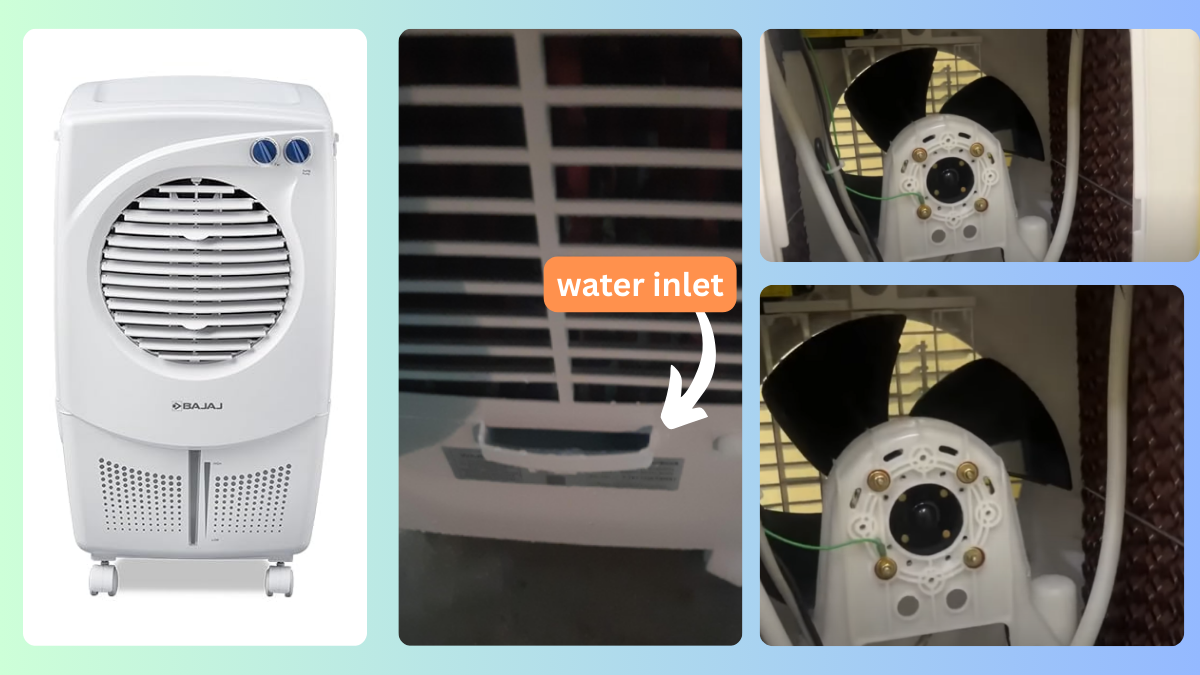 Bajaj Air Cooler under Rs.5000 (24 Litres, 1+2 Years Warranty)