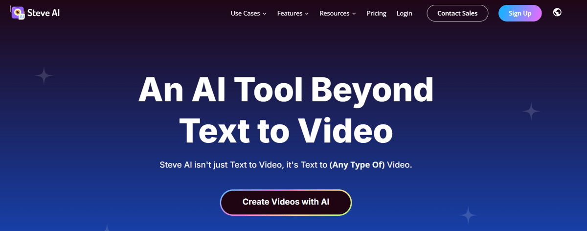Steve AI Video Maker