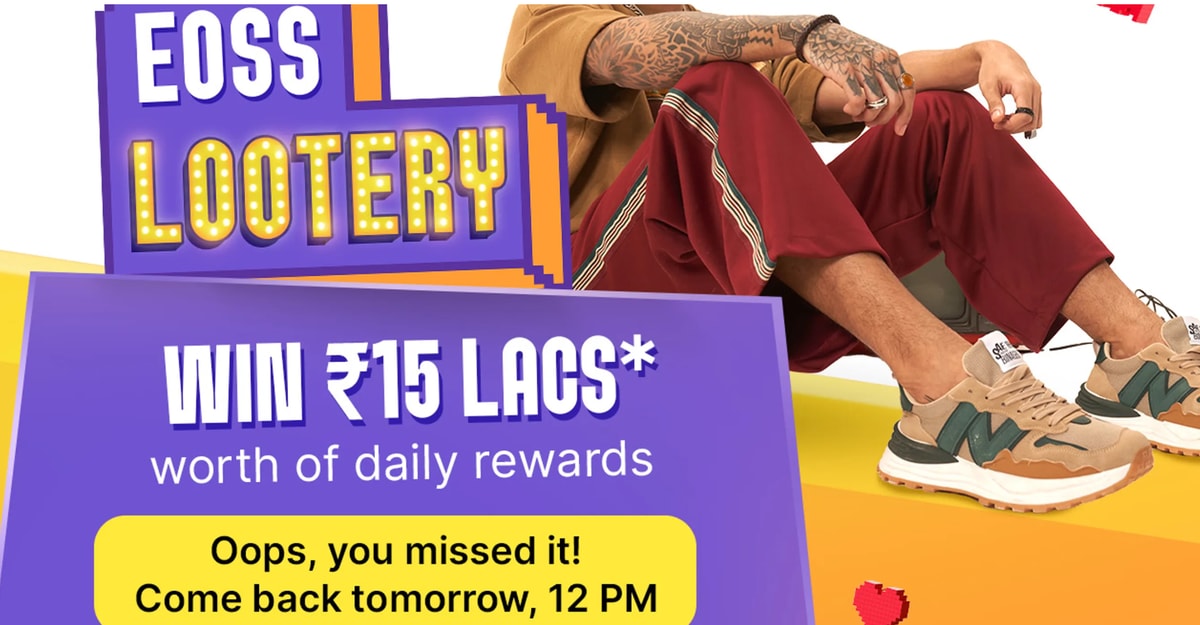 Flipkart EOSS Lootery, Win Rs.15 Lakh Worth Of Daily Rewards during End of Season