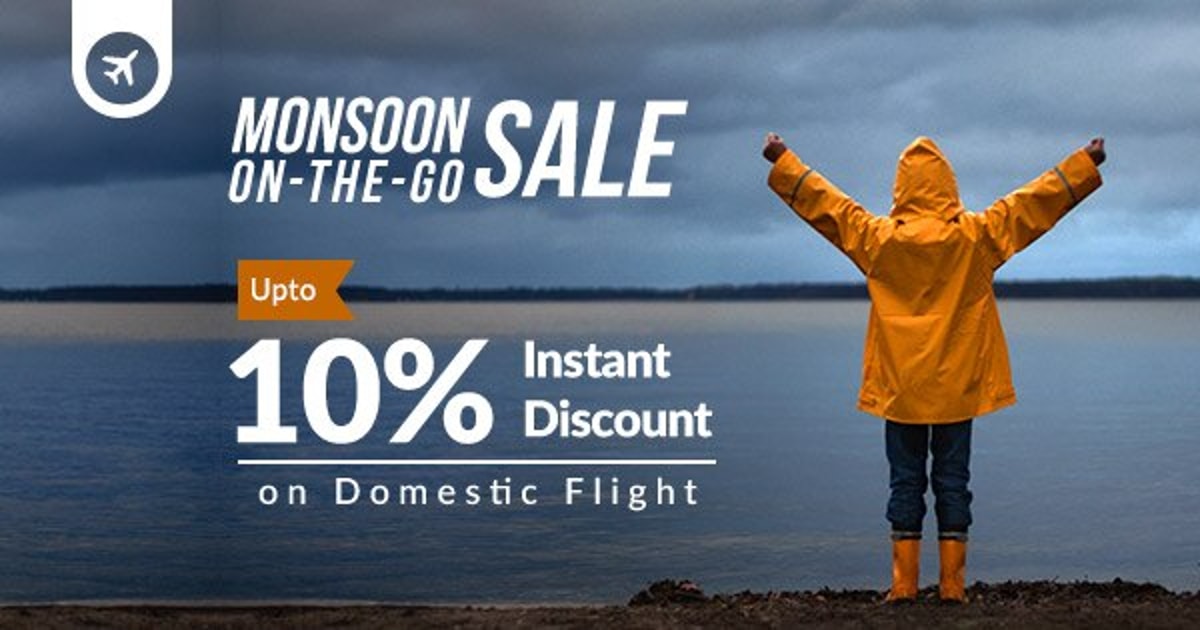 Goibibo Monsoon Sale in India 2025 Offers on Flight & Hotel Bookings