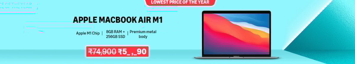 Amazon Prime Day 2025 Sale Macbook M1 under ₹60,000