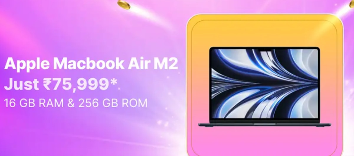 Amazon Prime Day & Flipkart GOAT Sale Macbook Prices & Deals: Macbook Air M2