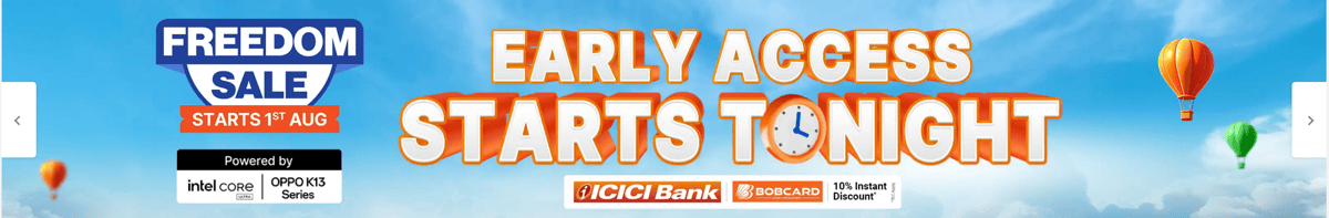 Flipkart Freedom Sale 2025