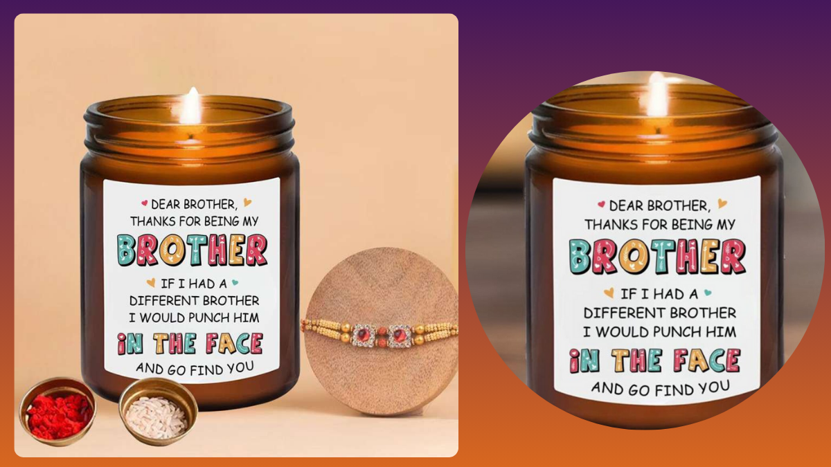 Rakhi Combo Sets on Myntra (Rakhi & Scented Candle Jar)
