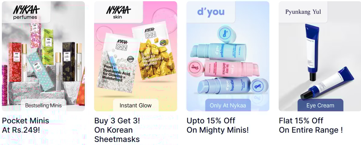 Nykaa Freedom Sale Offers on Beauty, Makeup Products - Lipsticks, Foundation, Eyeliners, Serums, Cleansers, Face Wash & more