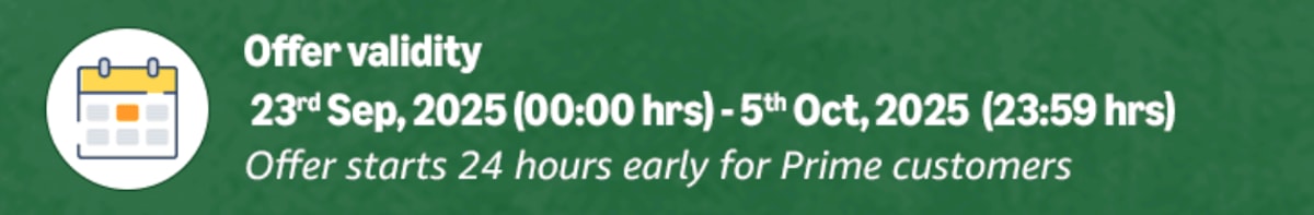 Amazon Great Indian Festival (AGIF) Sale 2025 Ending Date Revealed!