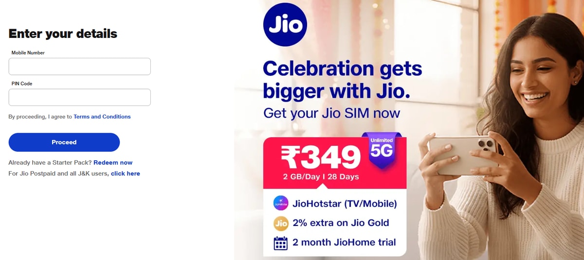 What is the Jio Starter Pack (Rs.349)? How to Redeem Jio Starter Pack?