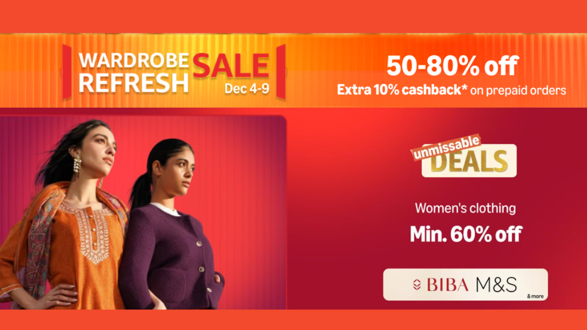 Amazon Wardrobe Refresh Year End Fashion Sale