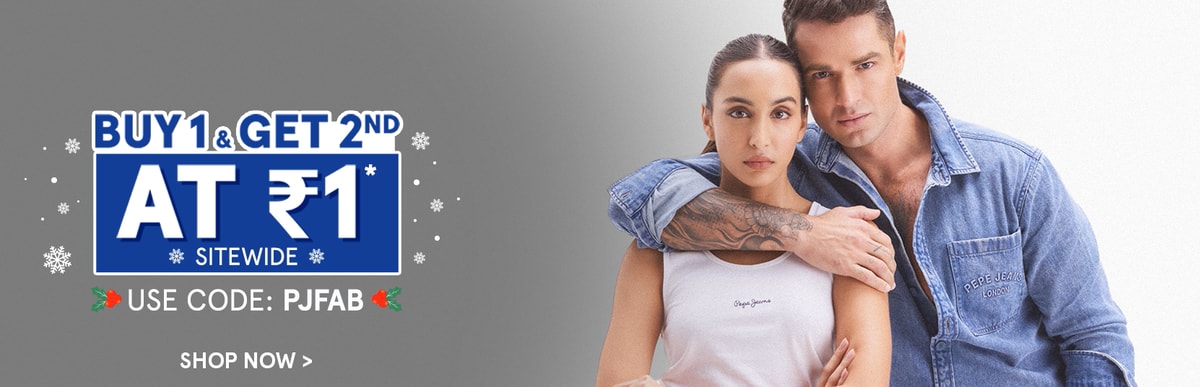 Pepe Jeans Christmas Sale in India 2025: Buy 1 Get 2nd at ₹1