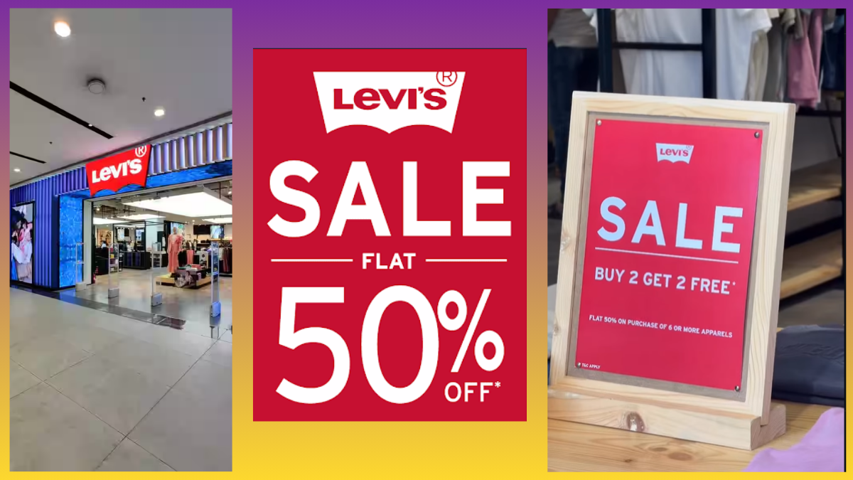 Levi’s End of Season Sale In-Store & Online: 50% OFF + ₹500 Coupon