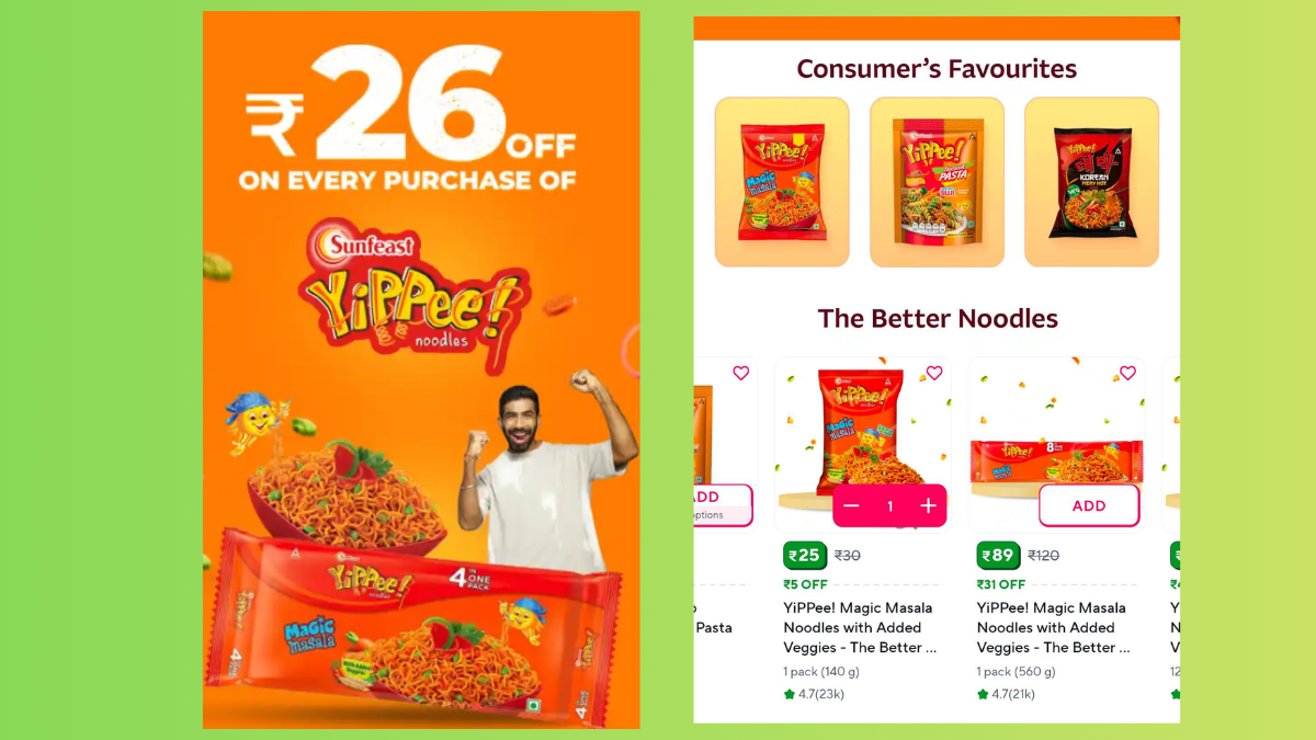 Zepto Republic Day Offer: Flat ₹26 OFF on Yippee Noodles