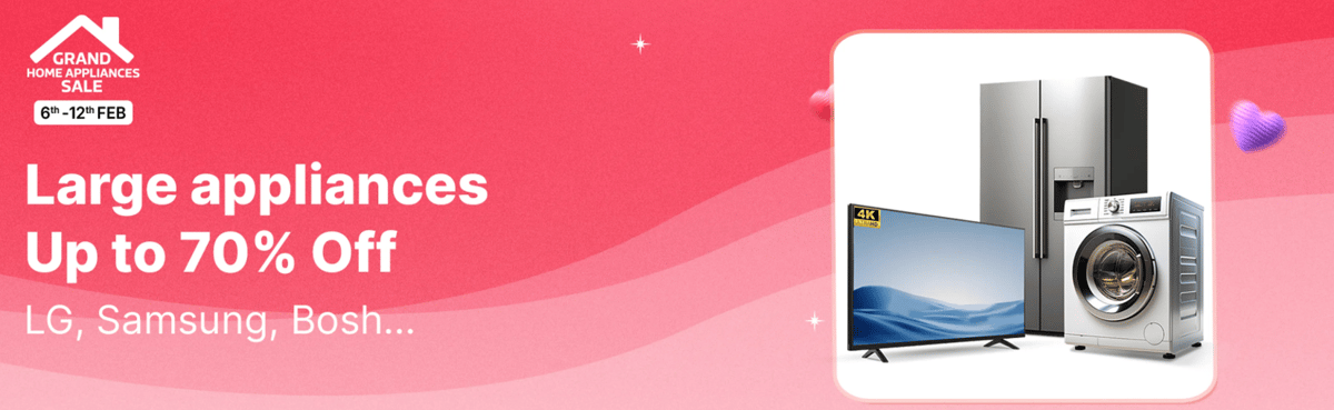 Flipkart Grand Home Appliances Sale 2026 is Live Right Now