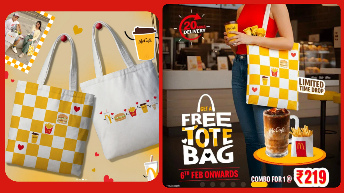 McDonalds Bag Offer: Get Free Mcdonald Tote Bag on ₹299 Order