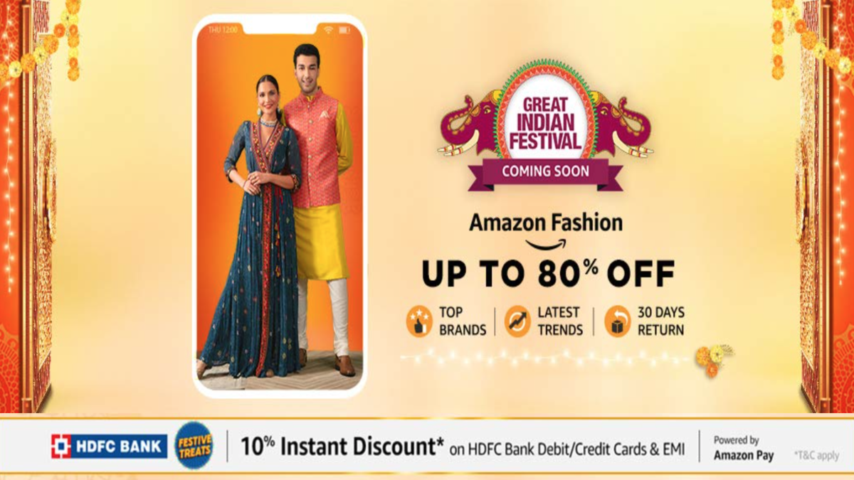 fashion offers in amazon great indian festival sale 2020