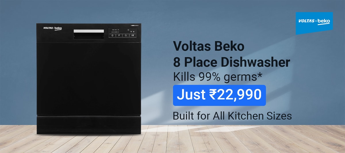Bumper Offer on Voltas Beko Dishwasher on Flipkart Big Saving Days Sale