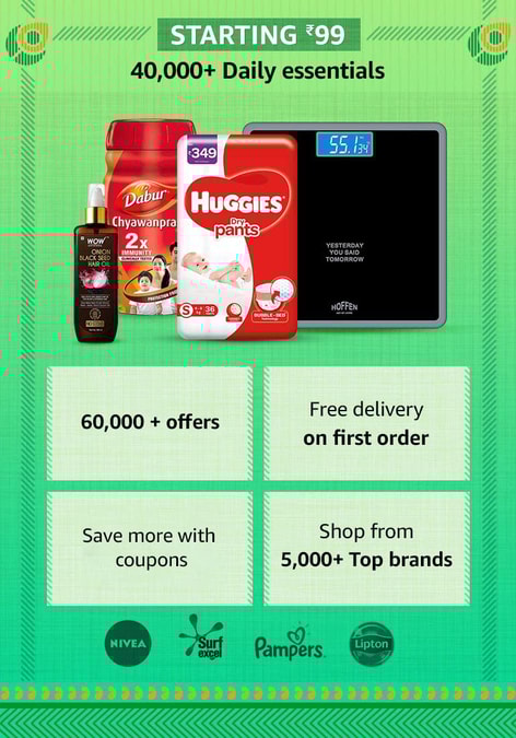 Grab Amazon Great Republic Day Sale 2021 offers on Daily Essentials