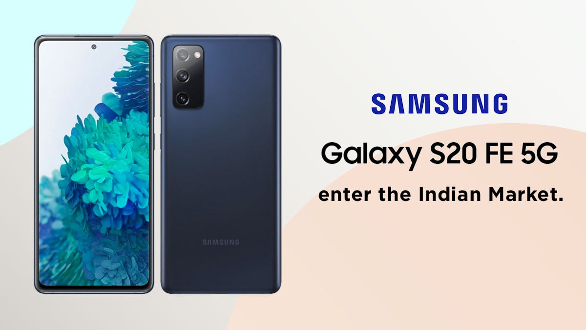 Samsung released the Galaxy S20 FE in India