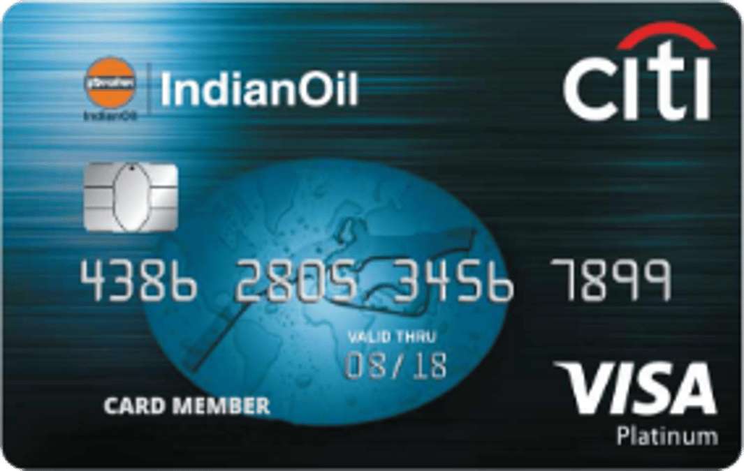 Indian Oil CitiBank Platinum credit card