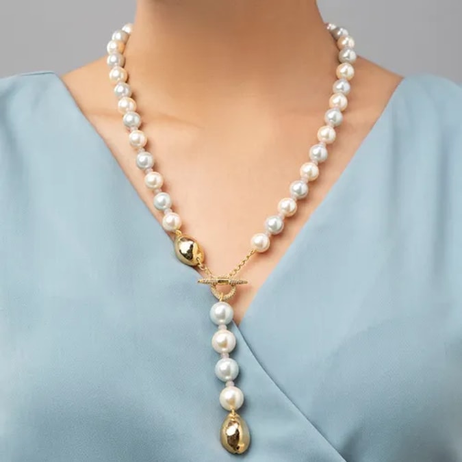 Pearl Statement Necklace is a beautiful mother's day gift