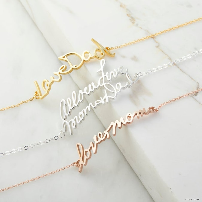 Handwriting Bracelet