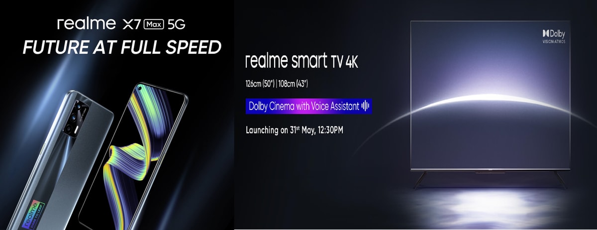 Realme X7 Max 5G and Smart TV 4K