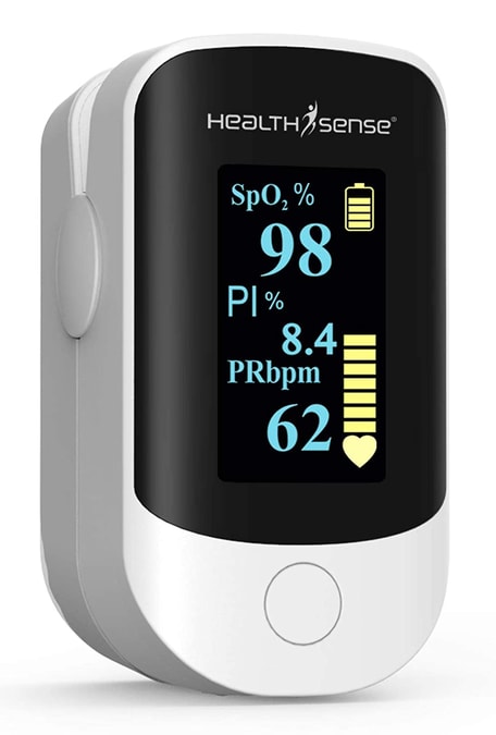 HealthSense Accu-Beat Fingertip Pulse Oximeter