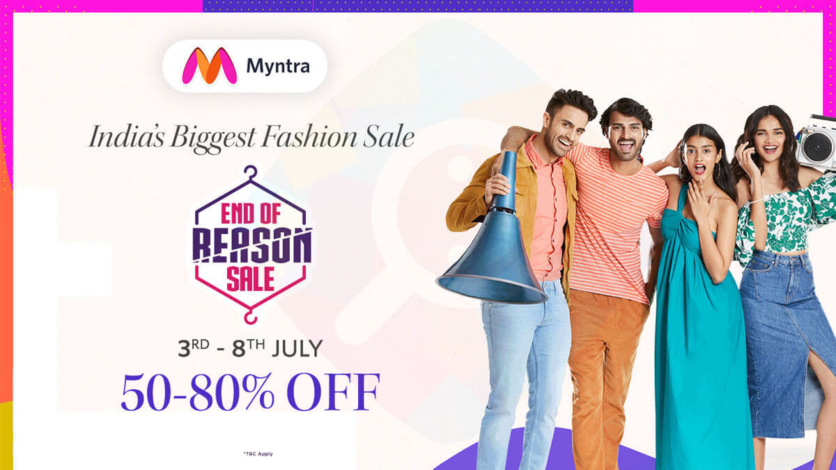 Myntra End of Reason Sale