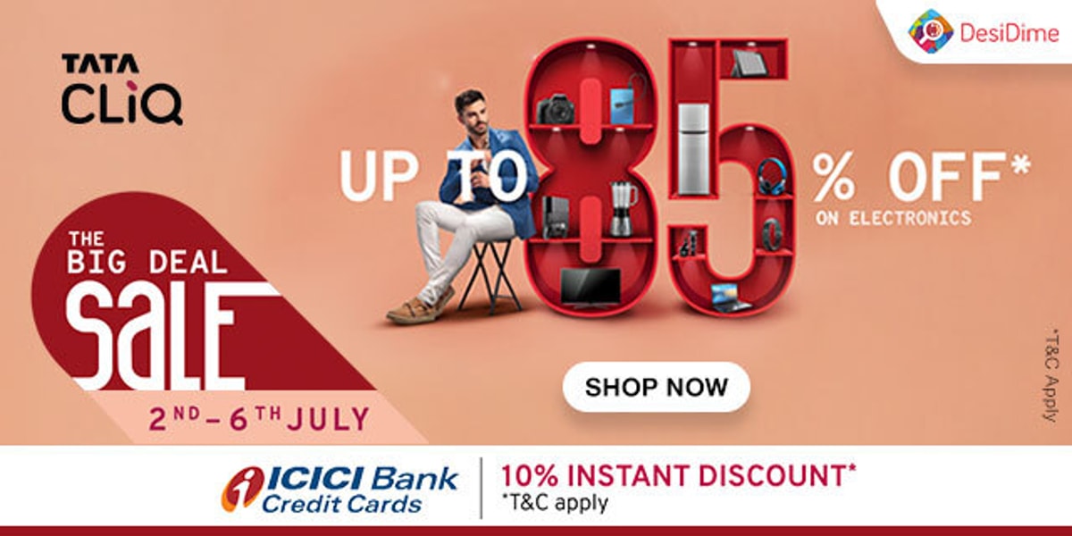 Tata Cliq The Big Deal Sale 2021