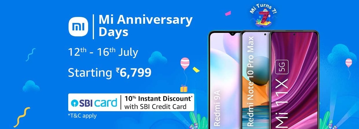 Mi Anniversary Days Sale 2021